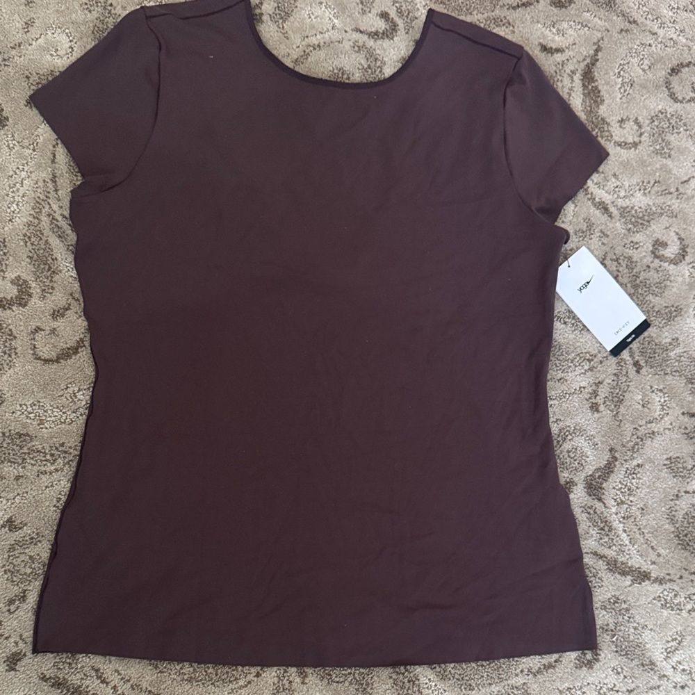 Nike Brown Women's Yoga Top - dri fit